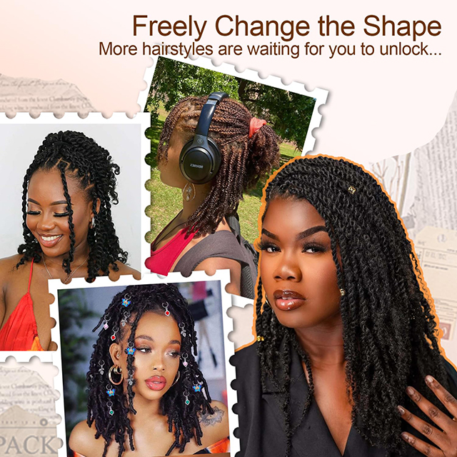 دسته‌های فرفری 16 اینچی 4C ISWEET Afro Kinky Hair Human ISWEET Afro Kinky Hair Human Bundles 50 گرمی مناسب برای اکستنشن موهای مشکی طبیعی 1B برای Mini Twist & Dreadlocks