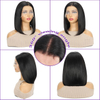 Wig Gearr Dh&iacute;reach Bob do Mhn&aacute; - 14 Orlach Gruaige Daonna 13x6 HD L&aacute;sa Wig Tosaigh L&aacute;sa 180% Dl&uacute;s R&eacute;amh Plucked Bob Wig Gan Glue