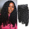 ISWEET Burmese Curly Bundles 12A Brazilian Virgin Hair 22-26 Inchi Haraka Weave Nywele za Binadamu Zenye Wimbi la Maji Iliyopindana Ond Mwisho Weusi Asilia Kwa Wanawake 22 24 26 Inchi