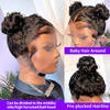 Verus plena Lace Humanum Hair Wigs 