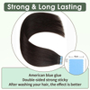 20 հատ Կասետային Մազերի Ընդլայնումներ Remy Human Hair Straight Անտեսանելի մազերի երկարացում 50 գրամ Կանանց Աղջիկների համար Բնական Սև #1B