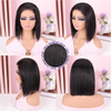 200% щільність 5x5 HD Lace Glueless Bob Wig – 10-дюймове натуральне чорне людське волосся, попередньо вищипане, підстрижене, коротка перука Wear & Go для чорношкірих жінок