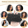 Afro Twist emberi haj 16 h&uuml;velykes Afro Kinkys &ouml;mlesztett emberi haj 40 g/csomag term&eacute;szetes fekete emberi hajfonat Loc Extensions Marley Twist Brainding hajhoz (16 h&uuml;velykes, 2 db-os csomag)