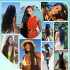 มนุษย์ผมถักเปียสำหรับBoho Braidsคลื่นลึกรวมกลุ่มผมมนุษย์6การรวมกลุ่ม/แพ็คจำนวนมากBohoผมสำหรับการถักเปีย12AบราซิลหยิกBoho Braidsผมมนุษย์ถักเปียผมสีธรรมชาติ