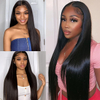 Rovn&eacute; parochne do U 100 % braz&iacute;lske panensk&eacute; ľudsk&eacute; vlasy Stredn&aacute; časť 180 % hustota bez lepku prirodzen&aacute; farba pre čierne ženy