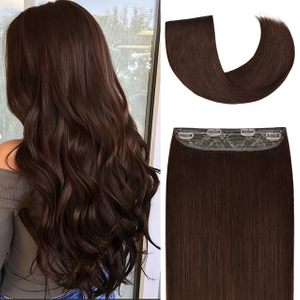 Halo Hair Extensions သည် လူ၏ဆံပင်အစစ်ဖြစ်သည်။