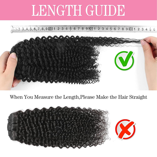 8 sztuk Virgin Curly doczepiane włosy doczepiane dla czarnych kobiet 10A brazylijski 16 cali naturalna czerń 3C 4A perwersyjne kręcone doczepiane ludzkie włosy doczepiane moda fryzura