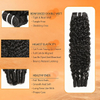 ISWEET Burmese Curly Bundles 12A Brazilian Virgin Hair 22-26 Inchi Haraka Weave Nywele za Binadamu Zenye Wimbi la Maji Iliyopindana Ond Mwisho Weusi Asilia Kwa Wanawake 22 24 26 Inchi
