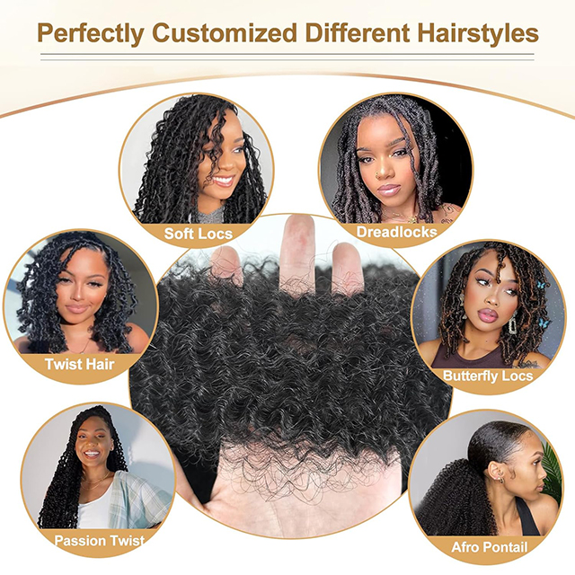 ISWEET 20-tollised Afro Kinkys lahtised juuksekarvad, 40g, 1 komplekt Kinky Twist juukseid rastapatsipikenduste jaoks Juuste punumine keerdude ja pehmete lokkide jaoks (1 pakk) 