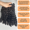 ISWEET Burmese Curly Bundles 12A Brazilian Virgin Hair 22-26 Inchi Haraka Weave Nywele za Binadamu Zenye Wimbi la Maji Iliyopindana Ond Mwisho Weusi Asilia Kwa Wanawake 22 24 26 Inchi
