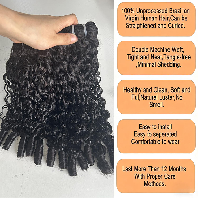 ISWEET Burmese Curly Bundles 12A Brazilian Virgin Hair 22-26 Inchi Haraka Weave Nywele za Binadamu Zenye Wimbi la Maji Iliyopindana Ond Mwisho Weusi Asilia Kwa Wanawake 22 24 26 Inchi