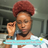 Extension de queue de cheval afro bouffante orange fonc&eacute; 350 – Chignon court cr&eacute;pu boucl&eacute; &agrave; clipser, postiche synth&eacute;tique pour femme