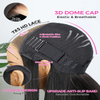 ISWEET Hair Perruque Lace Front Wig sans colle Wear & Go - Perruque de cheveux humains courts et lisses de 12 pouces, dentelle pr&eacute;d&eacute;coup&eacute;e pour d&eacute;butants et femmes noires