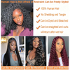 ISWEET Burmese Curly Bundles 12A Brazilian Virgin Hair 22-26 Inchi Haraka Weave Nywele za Binadamu Zenye Wimbi la Maji Iliyopindana Ond Mwisho Weusi Asilia Kwa Wanawake 22 24 26 Inchi