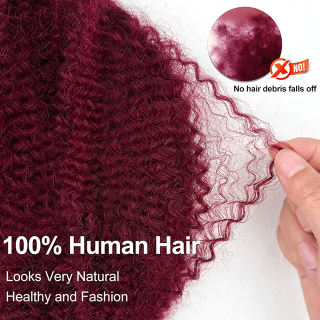 ISWEET 20-tollised Afro Kinkys lahtised juuksekarvad, 40g, 1 komplekt Kinky Twist juukseid rastapatsipikenduste jaoks Juuste punumine keerdude ja pehmete lokkide jaoks (1 pakk) 