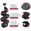Mga Bundle ng Body Wave na may Closure Brazilian Human Hair 3 Bundle na may 4x4 HD Lace Closure 100% Unprocessed Virgin Hair Natural Color