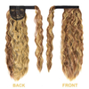 ISWEET Heat-Resistant Corn Wave Ponytail Extension – 22-Inch Long Wavy Curly Style, Clip-In Wrap-Around Design, Synthetic Hairpiece para sa Babae