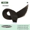 20 հատ Կասետային Մազերի Ընդլայնումներ Remy Human Hair Straight Անտեսանելի մազերի երկարացում 50 գրամ Կանանց Աղջիկների համար Բնական Սև #1B