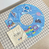 VUKU Cute Astronaut Space Print Φουσκωτό δαχτυλίδι κολύμβησης για παιδιά, στεγανό κολυμβητικό δαχτυλίδι πλωτήρα κατά της ανατροπής για καλοκαιρινό πάρτι νερού στην παραλία στην πισίνα