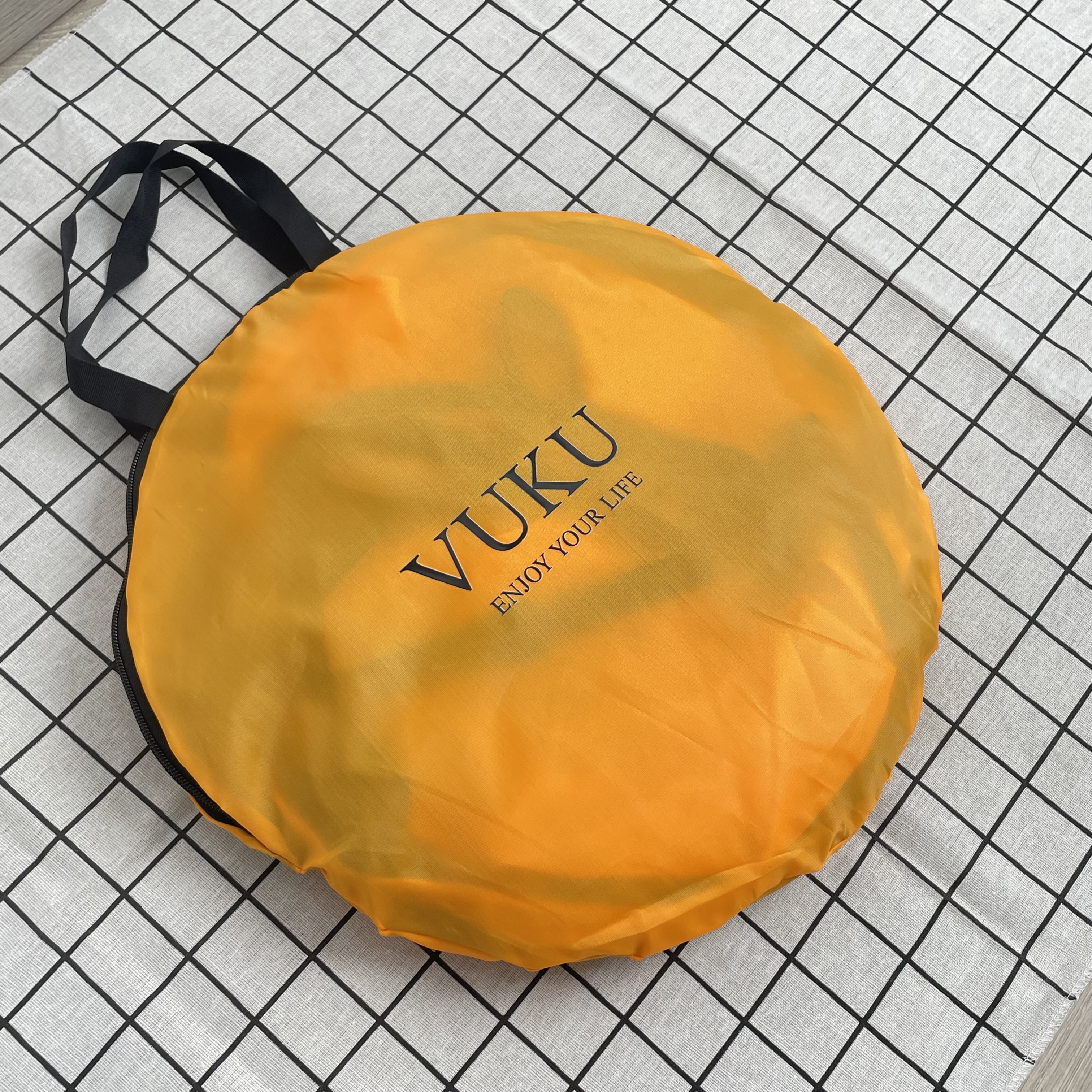 VUKU 42 นิ้วกระดานพายแบบพับได้ Wind Sail Sailboards พร้อมถุงเก็บหน้าต่างโปร่งใส, แบบพกพาทนทาน Nylon Downwind Sail สำหรับกระดานพาย, เรือคายัค, เรือใบแคนู