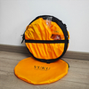 VUKU 42 นิ้วกระดานพายแบบพับได้ Wind Sail Sailboards พร้อมถุงเก็บหน้าต่างโปร่งใส, แบบพกพาทนทาน Nylon Downwind Sail สำหรับกระดานพาย, เรือคายัค, เรือใบแคนู