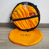 VUKU 42 นิ้วกระดานพายแบบพับได้ Wind Sail Sailboards พร้อมถุงเก็บหน้าต่างโปร่งใส, แบบพกพาทนทาน Nylon Downwind Sail สำหรับกระดานพาย, เรือคายัค, เรือใบแคนู