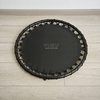 VUKU Mini trampolim de fitness dobr&aacute;vel de 25 polegadas, trampolim bungee rebounder silencioso com almofada de seguran&ccedil;a, capacidade de peso m&aacute;xima de 260 libras, equipamento de exerc&iacute;cio de treino interno ao ar livre para adultos e crian&ccedil;as